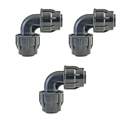 High Quality 32 mm Plastic Rain port Elbow (Pack of 3 Pcs)